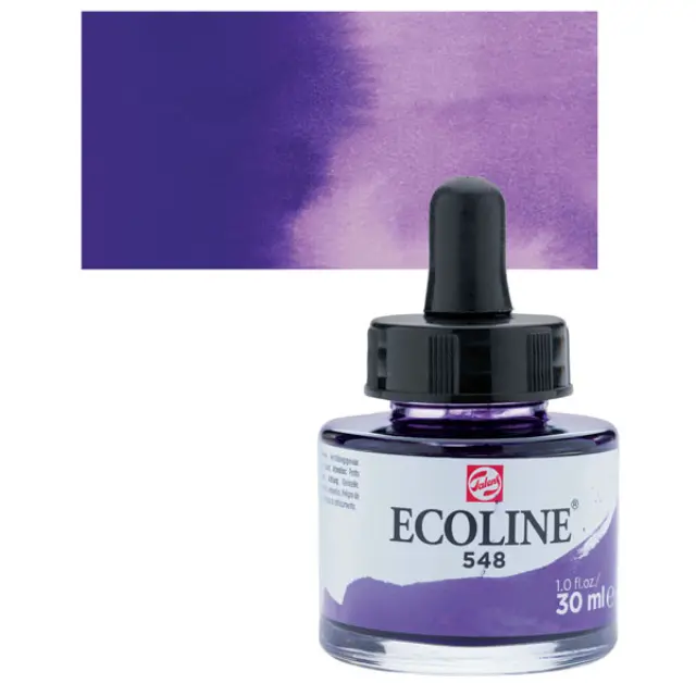 Μελάνι Talens Ecoline - 548 Blue Violet - 30ml