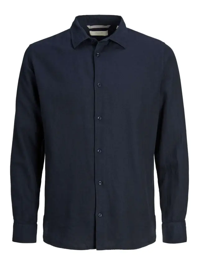 JPRLAYNE LINEN SHIRT L/S Perfect Navy