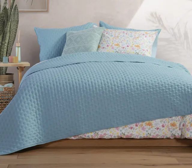 ΚΟΥΒΕΡΛΙ ΥΠΕΡΔΙΠΛΟ VALIA 230X240 NEF-NEF HOMEWARE GREEN 2