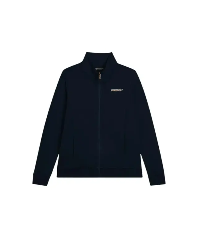 Freddy - Γυναικεία Ζακέτα Φούτερ Zip Turtleneck F25WCRS4-B109 Μπλε 3