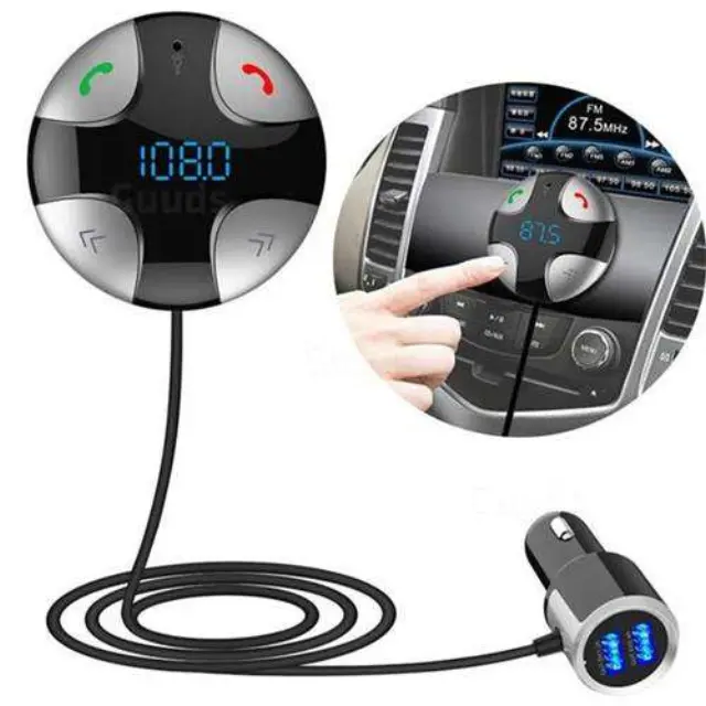 Car MP3 Bluetooth Hands-Free FM Transmitter με 2 θύρες USB BC29B