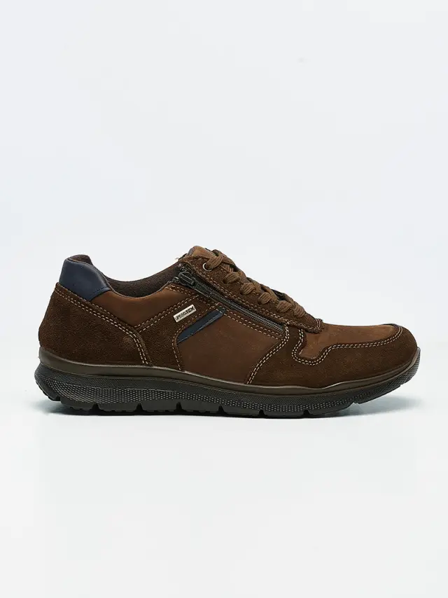 Imac Sneakers Ανδρικό δέρμα/δέρμα Nubuck Καφέ IMA/253148 T MORO 2