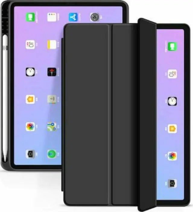Tech-Protect® SC Pen Flip Cover Θήκη με Δυνατότητα Stand για iPad Air 4/5/10.9/11 (2020/2022/2024/2025)- Black