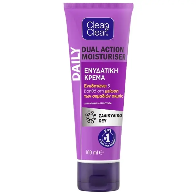 Clean & Clear Dual Action Moisturiser 100ml