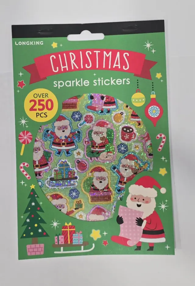 Χριστουγεννιάτικα αυτοκόλλητα sticker book Christmas