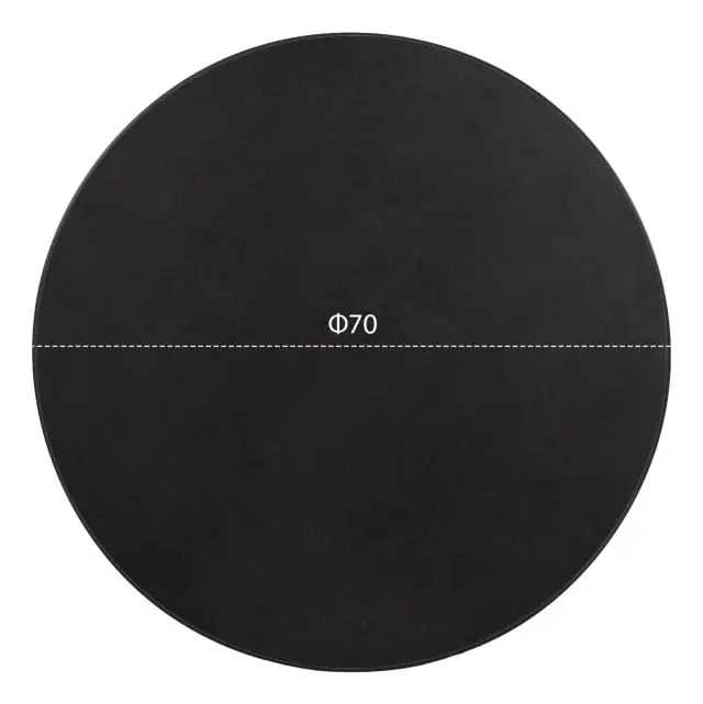 ΕΠΙΦΑΝΕΙΑ ΤΡΑΠΕΖΙΟΥ SINTERED STONE FB96653.01 ΜΑΥΡΗ ΜΕ ΠΛΑΙΣΙΟ ALU ΜΑΥΡΟ Φ70εκ. 2