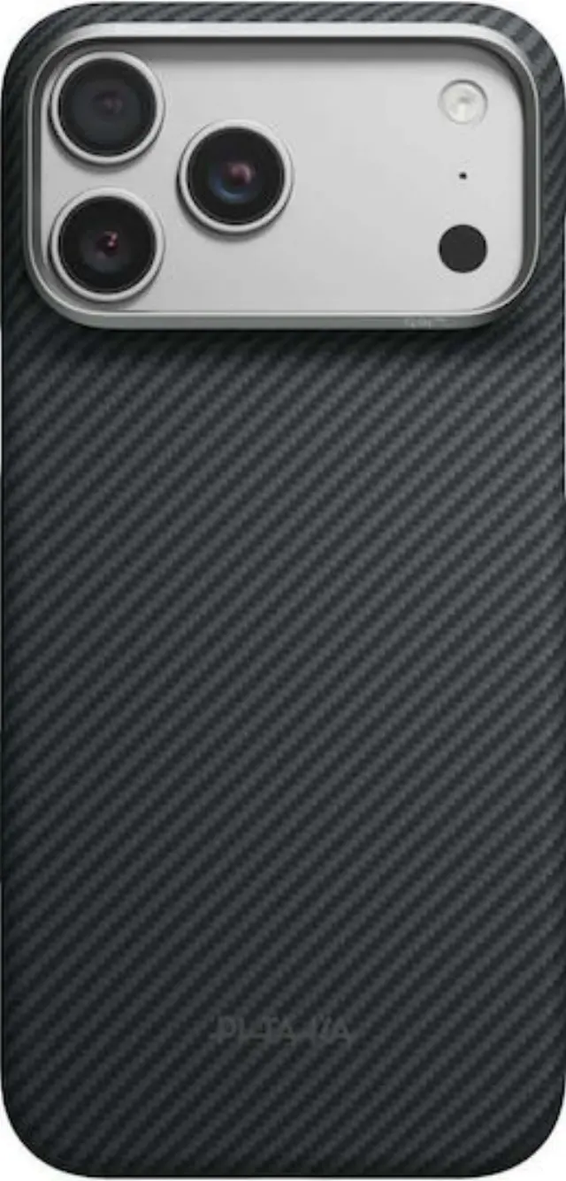 Pitaka Edge Case, Black/Grey Twill - iPhone 18 Pro Max / 17 Pro Max