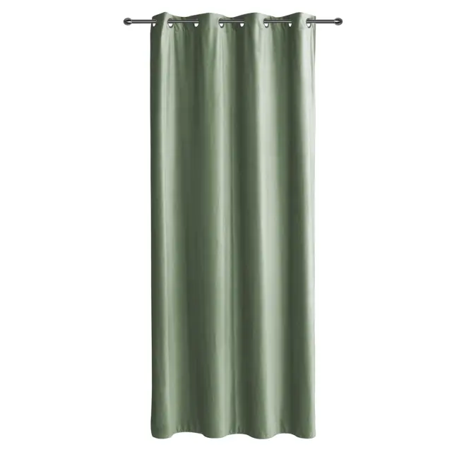 Κουρτίνα VELOUR Πράσινη Με Τρούκς 140x260cm