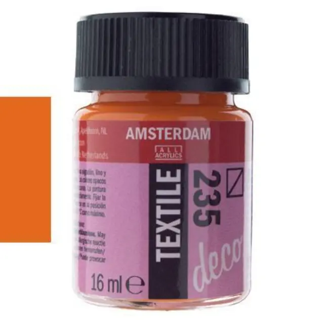 Amsterdam Textile 16ml No235 Orange