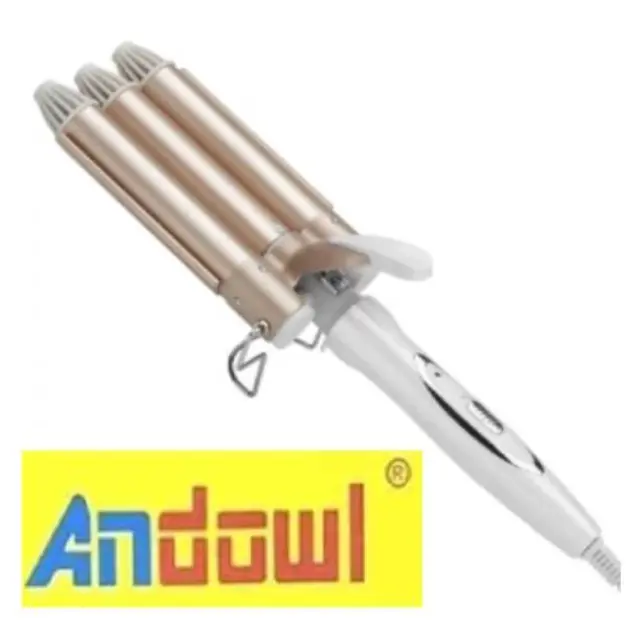 Andowl Q-M698 Τριπλό Κεραμικό Ψαλίδι Μαλλιών Για Κυματιστά Μαλλιά 2