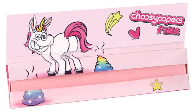 Choosypapers Χαρτάκια King Size Slim 32φ. - Puking Unicorn 2