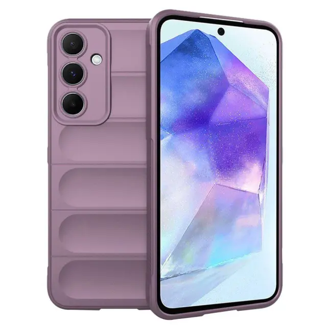 Techsuit® Magic Shield Θήκη για Samsung Galaxy A55 5G-Purple