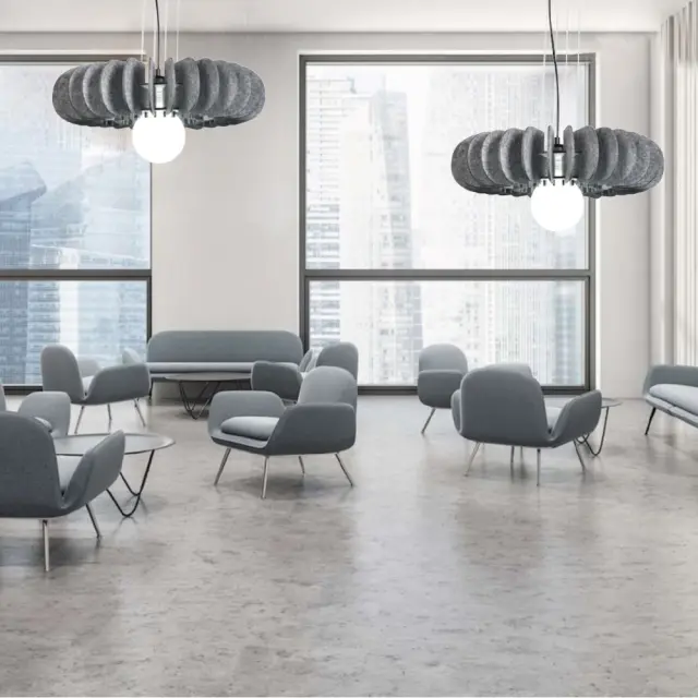 Inlight Acoustic Light 1xE27 Pendant Light D:50x12cm (4059) 2