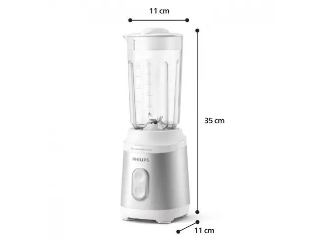 Μπλέντερ Philips 3000 Series Mini HR2512/90 με ισχύ 350W, χωρητικότητα 600ml και 2 ταχύτητες HR2512/90 3