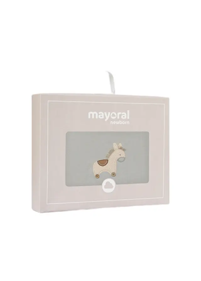 Mayoral Newborn βρεφική κουβέρτα με γουνάκι 16-09144-2 - OS
