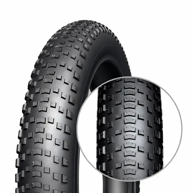 eWHEEL ΔΙΠΛΩΤΟ ΕΛΑΣΤΙΚΟ E-BIKE/FAT-BIKE W2116 20X4.00 ΜΑΥΡΟ
