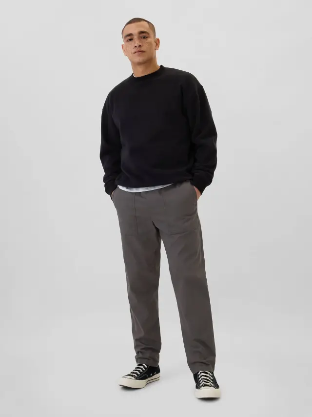 Μαύρο Utility Easy Pant Παντελόνι soft black