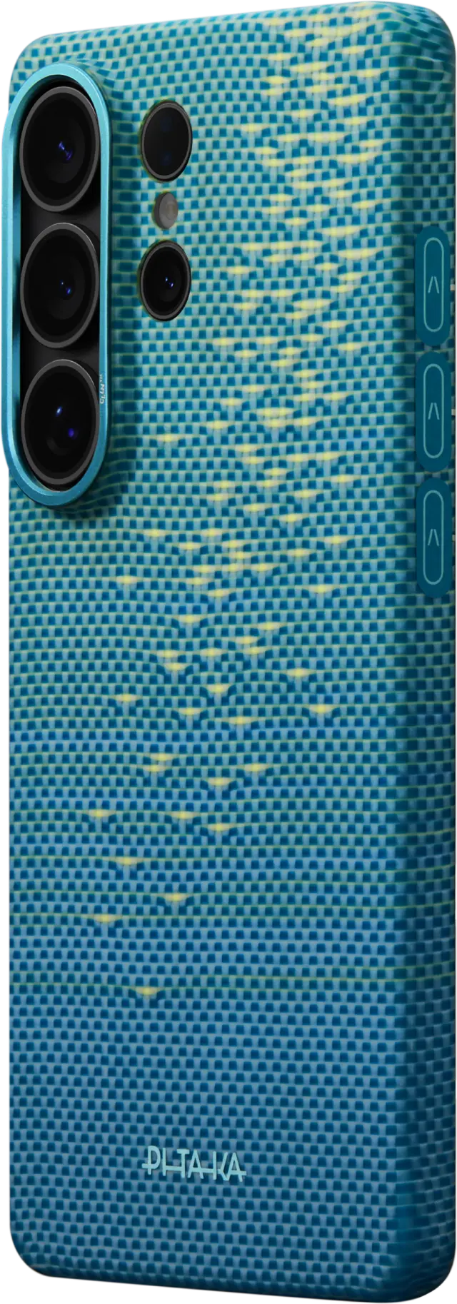Pitaka Edge Case, Lucid Blue (Aaron Button) - Samsung Galaxy S26 Ultra 3
