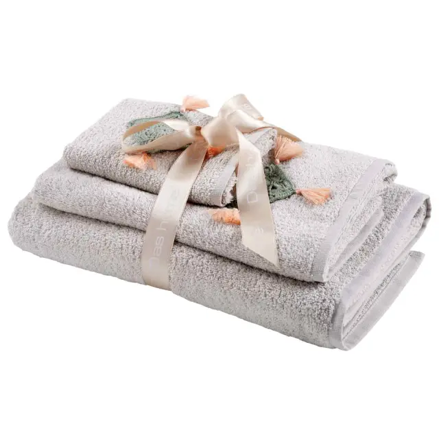 Πετσέτες Σετ 3 Τεμ 30x50-50x90-70x140 500gsm Daily Das Home 0732 Σπαγγί 100% βαμβακερό 2