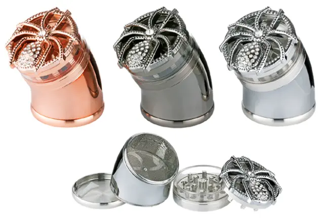 Super Heroes Grinder Τρίφτης 70mm Spider με Γωνία 45° - 4 Parts