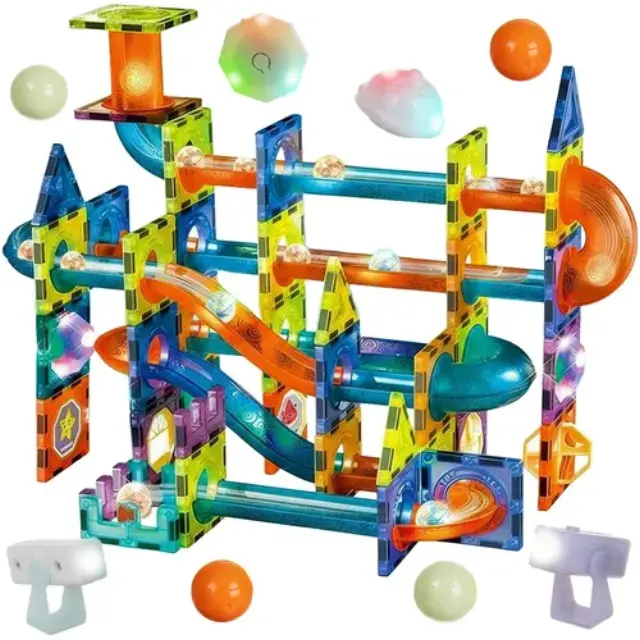 Kruzzel Μαγνητικό Παιχνίδι Κατασκευών Magnetic Blocks 110τμχ