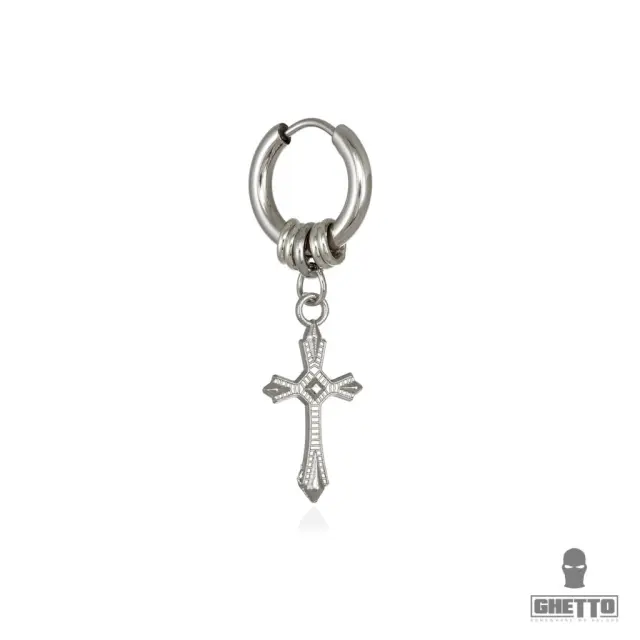Ghetto Kpop Earrings Cross SS 1pcs