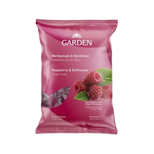 Garden Καραμέλες για τον Βήχα και τον Πονόλαιμο με Βατόμουρο & Εχινάκεια 60g