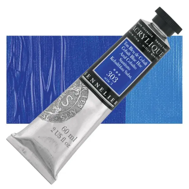 Ακρυλικό Sennelier Extra Fine - 303 Cobalt Blue Hue S3 - 60ml