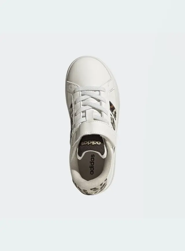 Παιδικά Παπούτσια Adidas Grand Court για Κορίτσια White/Aurora Coffee (Μεγέθη 28-35) ΛΕΥΚΟ 2