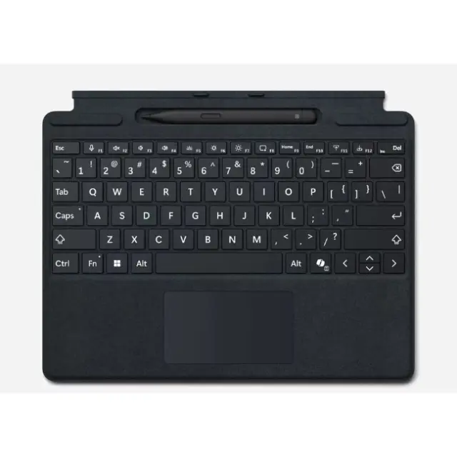 Microsoft Surface Pro 10/11/FB Keyboard inkl. Pen2 + Copilot Taste - Black