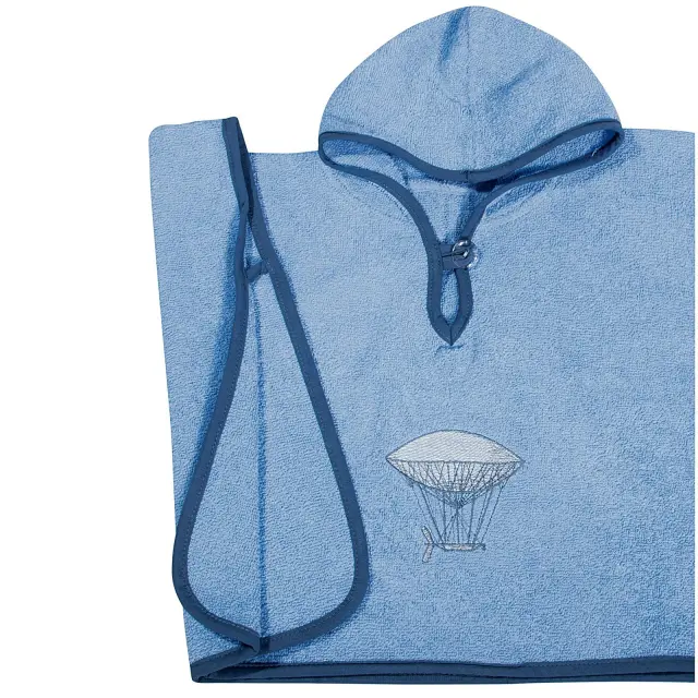 Μπουρνούζι Πόντσο Βρεφικό 40x60 Γαλάζιο Greenwich Polo Club Baby 2938 2