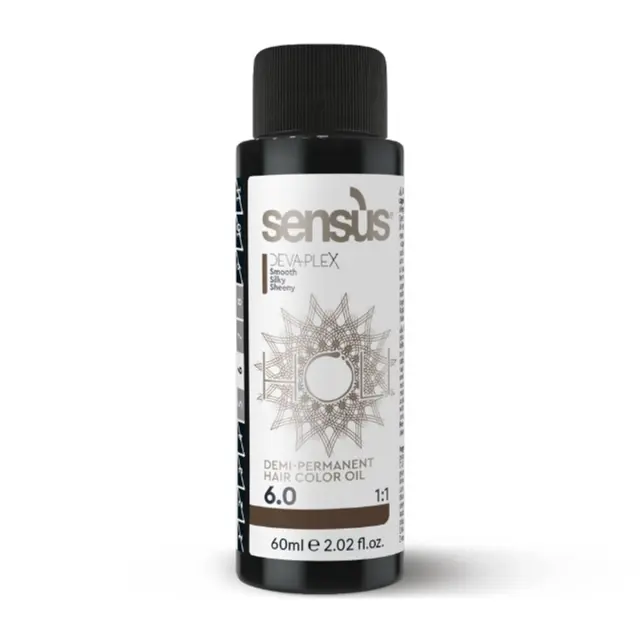 Holi-6.0 Ημι-Μόνιμη Βαφή - Dark Natural Blonde- Φυσικό Ξανθό Σκούρο 60ml - Sensus