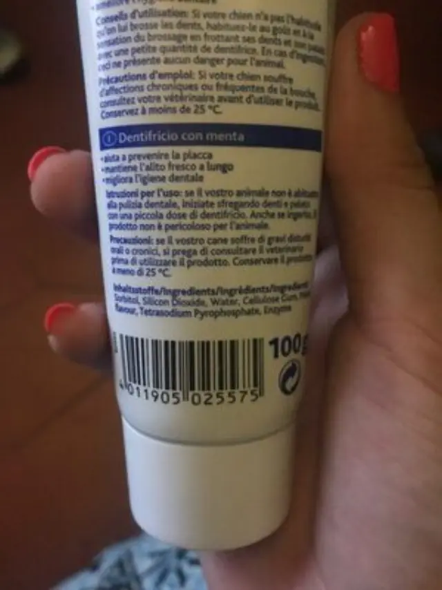 Trixie Οδοντόκρεμα Σκύλου με Γεύση Μέντας 100gr Μονόχρωμο 2