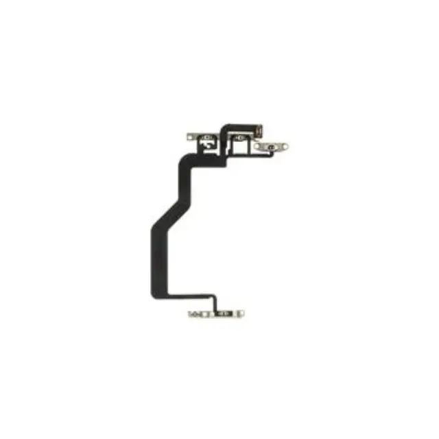 iPhone 12 Power + Volume Buttons Flex Cable (with Metal Bracket)