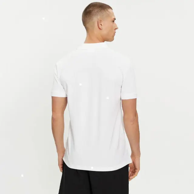 Calvin Klein - Ανδρική Μπλούζα Κοντομάνικη Polo Institutional Regular Fit J30J325495-YAF Λευκό - 2XL 2