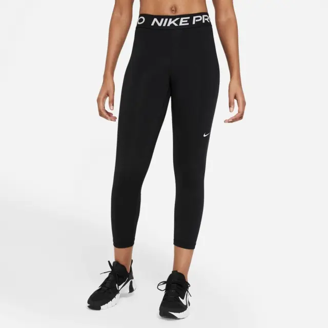 Nike Dri-Fit Pro 365 Training Γυναικείο Cropped Κολάν Ψηλόμεσο CZ9803-013 Μαύρο