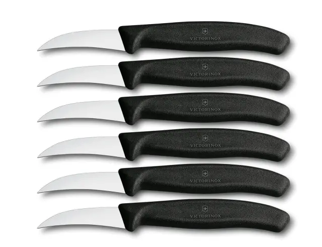 Σετ Μαχαίρια Παπαγαλάκι Victorinox Swiss Classic με μήκος λεπίδας 6cm - Black - 6 τεμάχια6.7503.6 3