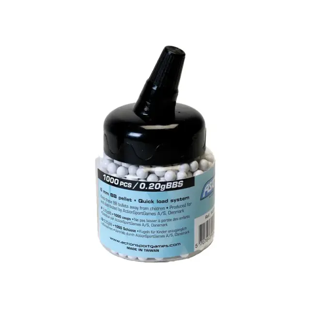 ASG Soft Gold Fire Μπίλιες Airsoft BBs 0.20g 1000τμχ σε Μπουκαλάκι