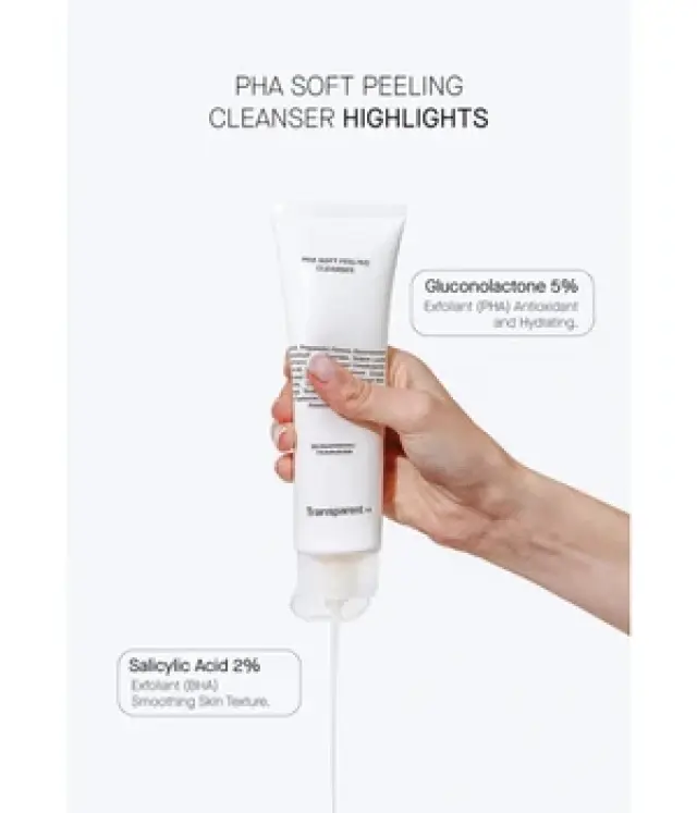Niche Beauty Lab - Transparent Lab Pha Soft Peeling Cleanser - Απαλό Peeling Καθαριστικό Προσώπου με Bha Pha 150ml 2
