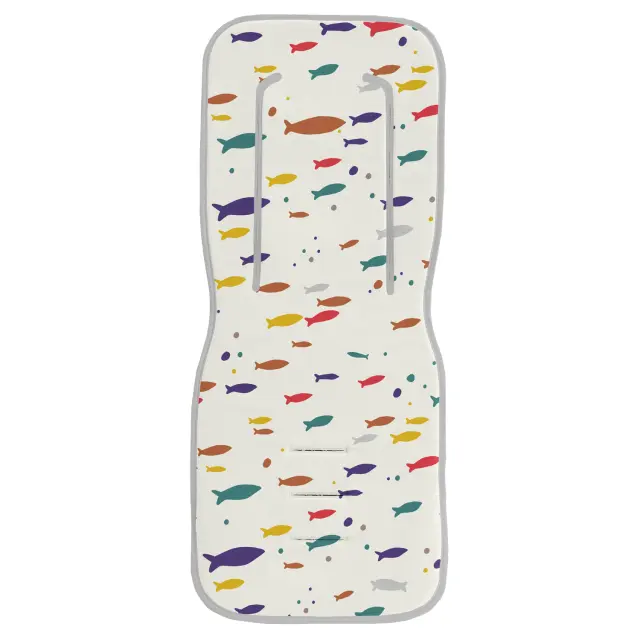 X-TREME BABY ΣΤΡΩΜΑ ΚΑΡΟΤΣΙΟΥ MONΗΣ ΟΨΗΣ 35 x 83 CM PISCIS WHITE