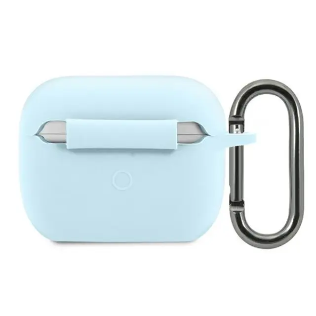 Lacoste Liquid Silicone Glossy Printing Logo Case for AirPods Pro Blue 2