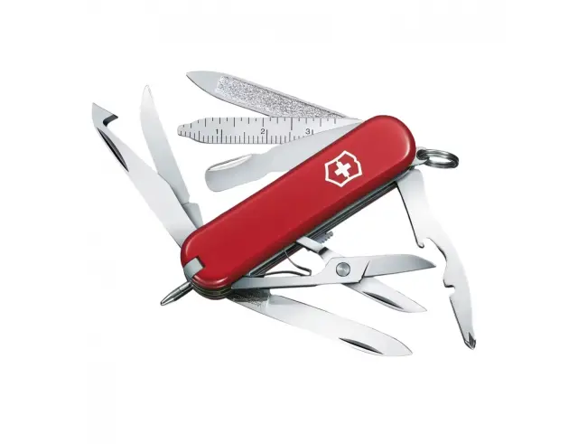Ελβετικός Σουγιάς Victorinox Mini Champ με 18 λειτουργίες και μήκος 5.8cm - Red0.6385