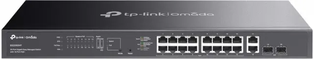 TP-LINK Omada ES220GMP v1 Managed L2 PoE+ Switch με 16 Θύρες Gigabit (1Gbps) Ethernet και 2 SFP Θύρες
