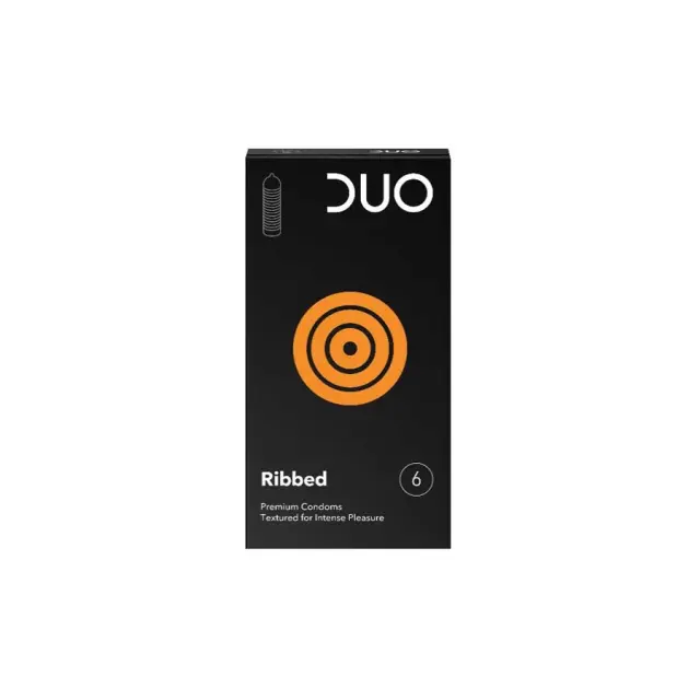 DUO Ribbed (με ραβδώσεις) συσκευσία 6 τεμαχίων