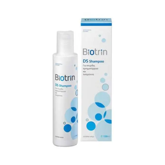 TARGET PHARMA Biotrin DS Shampoo for Hair & Face Σαμπουάν Κατά της Πιτυρίδας, της Σμηγματορροϊκής Δερματίτιδας & της Ξηρότητας 150ml 2