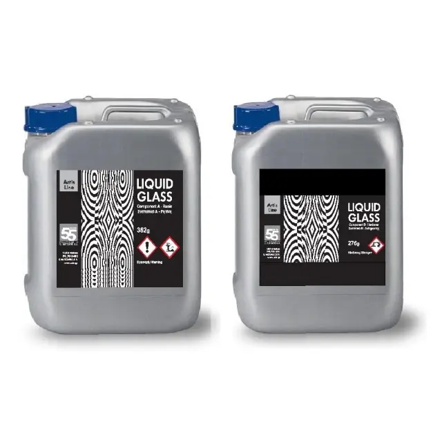 Uzin Liquid Glass Ρητίνη Υγρού Γυαλιού 2 Συστατικών 10kg 2
