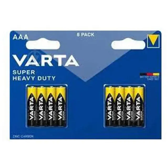 Varta® 8Pcs Super Heavy Duty Μπαταρίες AAA