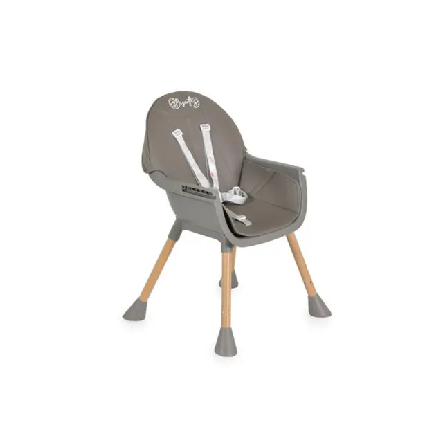 Moni Biscotti Καρεκλάκι Φαγητού 2 in 1 Grey 3801005152667 2