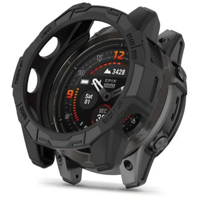 Tech-Protect® Defense Πλαστική Θήκη για Garmin Fenix 8 (51mm)-Black