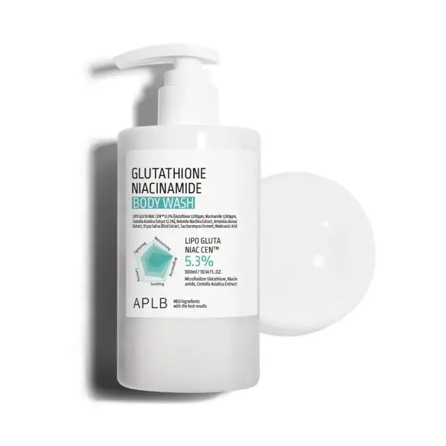 APLB Glutathione Niacinamide Body Wash Καθαριστικό Σώματος με Ενυδατική & Καταπραϋντική Δράση Περιποίηση σώματος, 300ml